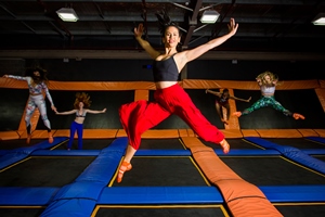 ПВХ ткани для батутных арен