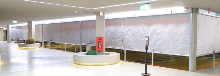 Противодымные шторы из кремнеземных тканей