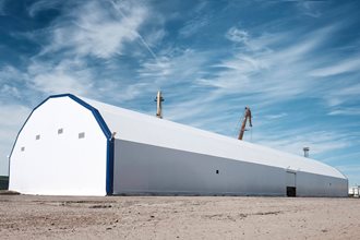 зернохранилища из тентовых тканей