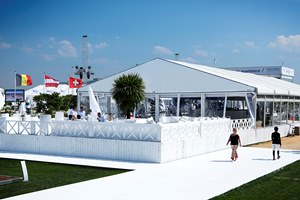 Тентовые конструкции с креплением Кедер