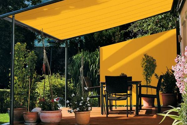 Навес из акриловой ткани