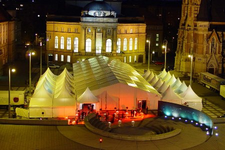 Тентовые конструкции из ПВХ тканей