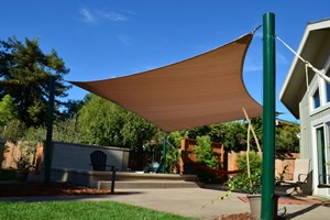 навес из акриловой ткани