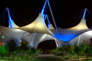 Тенты из эластичных тканей