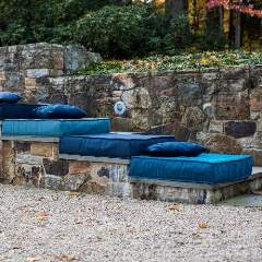 подушки для улицы из акриловых тканей