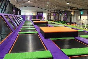 ПВХ ткани для батутных арен 