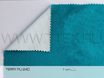 Terry Membran 240 PU Ткань мулетон непромокаемая антибактериальная, Турция