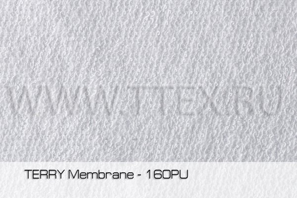 TERRY Membran 160 PU махра хлопок с ПУ покрытием (88 п/м х 200 см, белый)